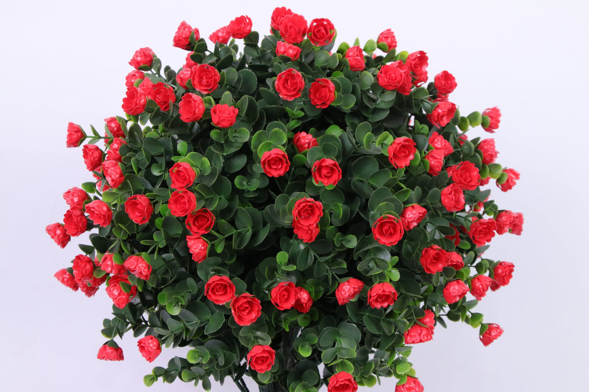 Top view of Marcolo 54cm artificial rose bonsai flowers