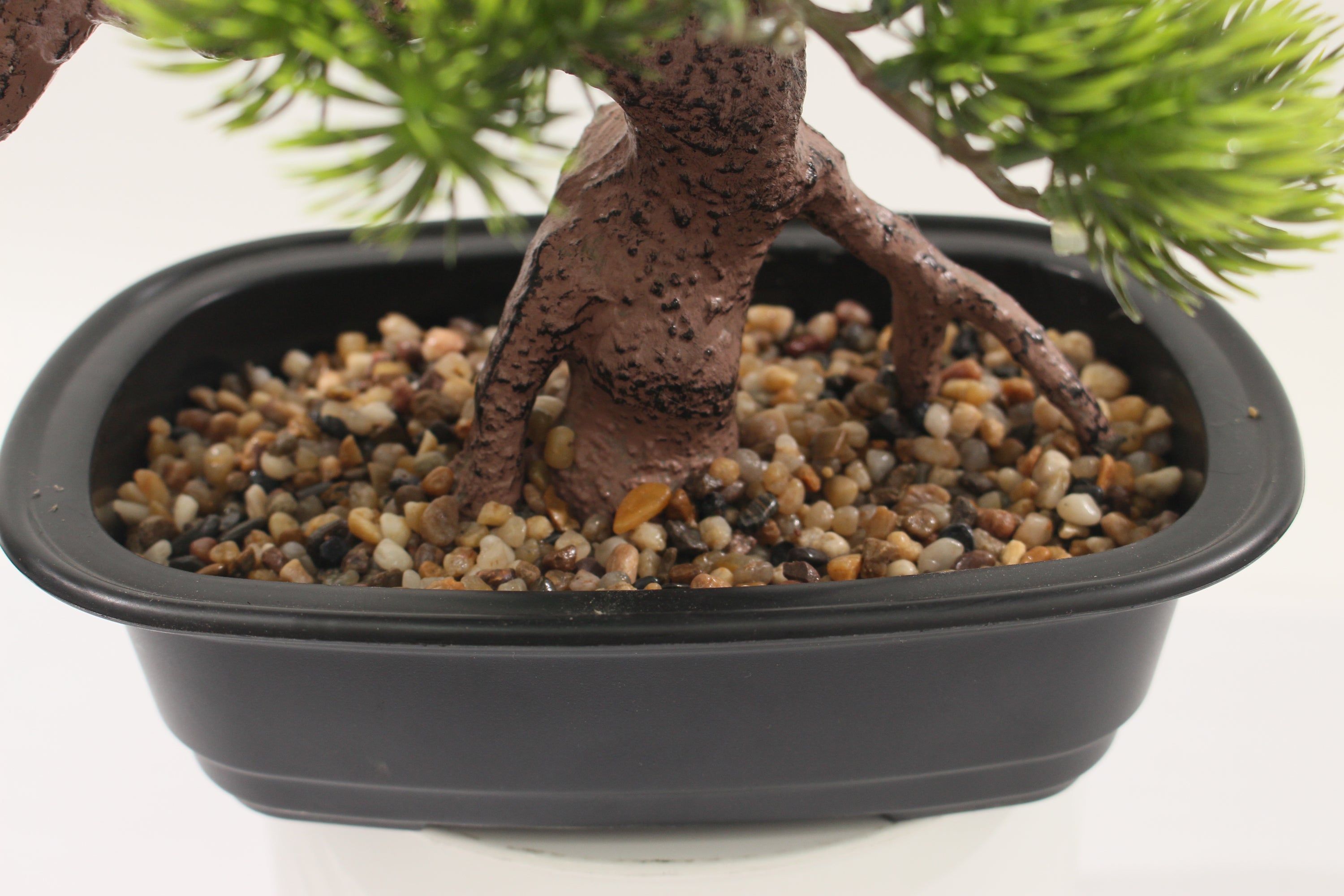 Artificial Pine Bonsai Tree 28cm Decorative Indoor Accent