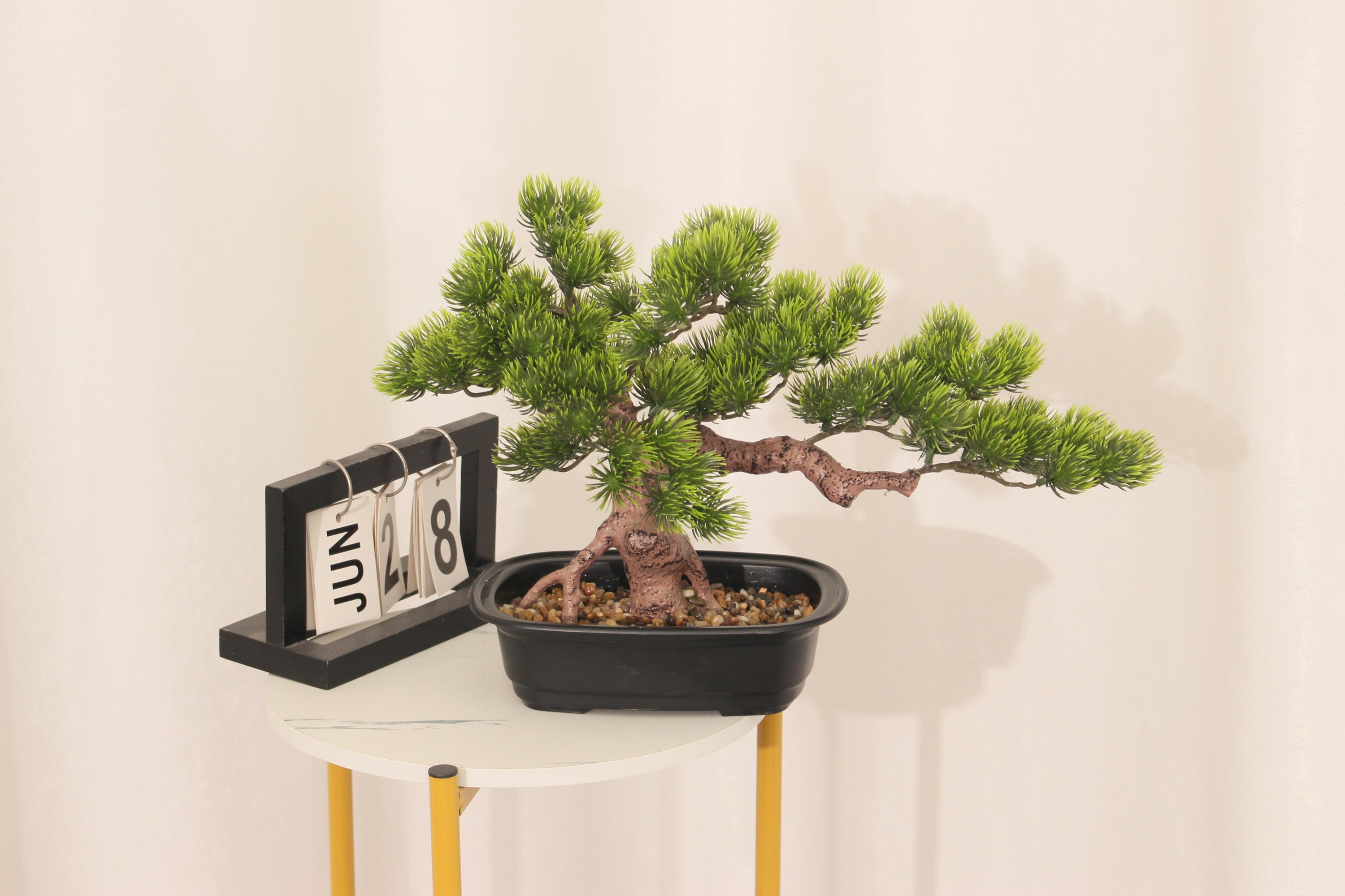 Artificial Pine Bonsai Tree 28cm Decorative Indoor Accent