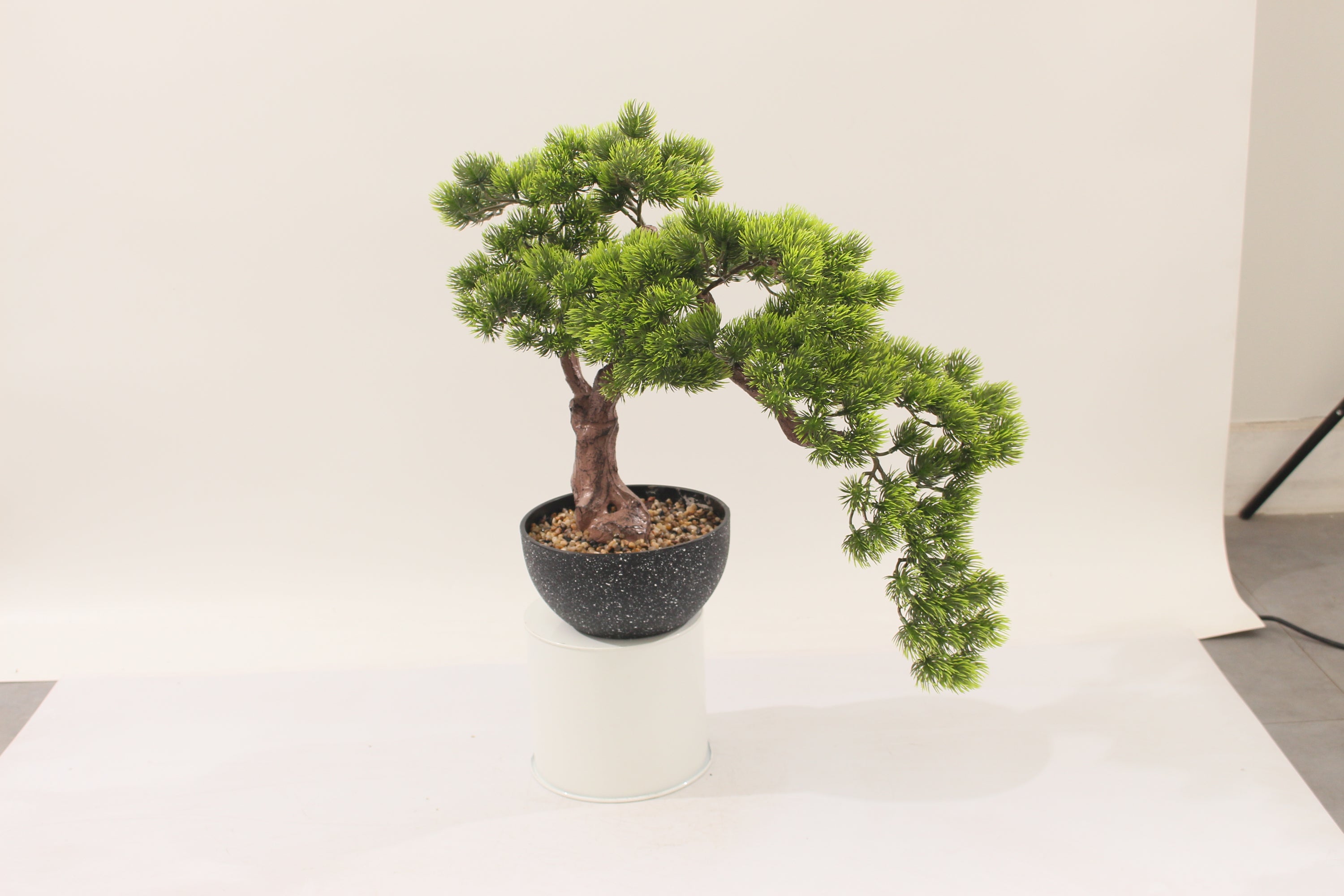 Artificial Pine Bonsai Tree 50cm Realistic Indoor Décor Accent