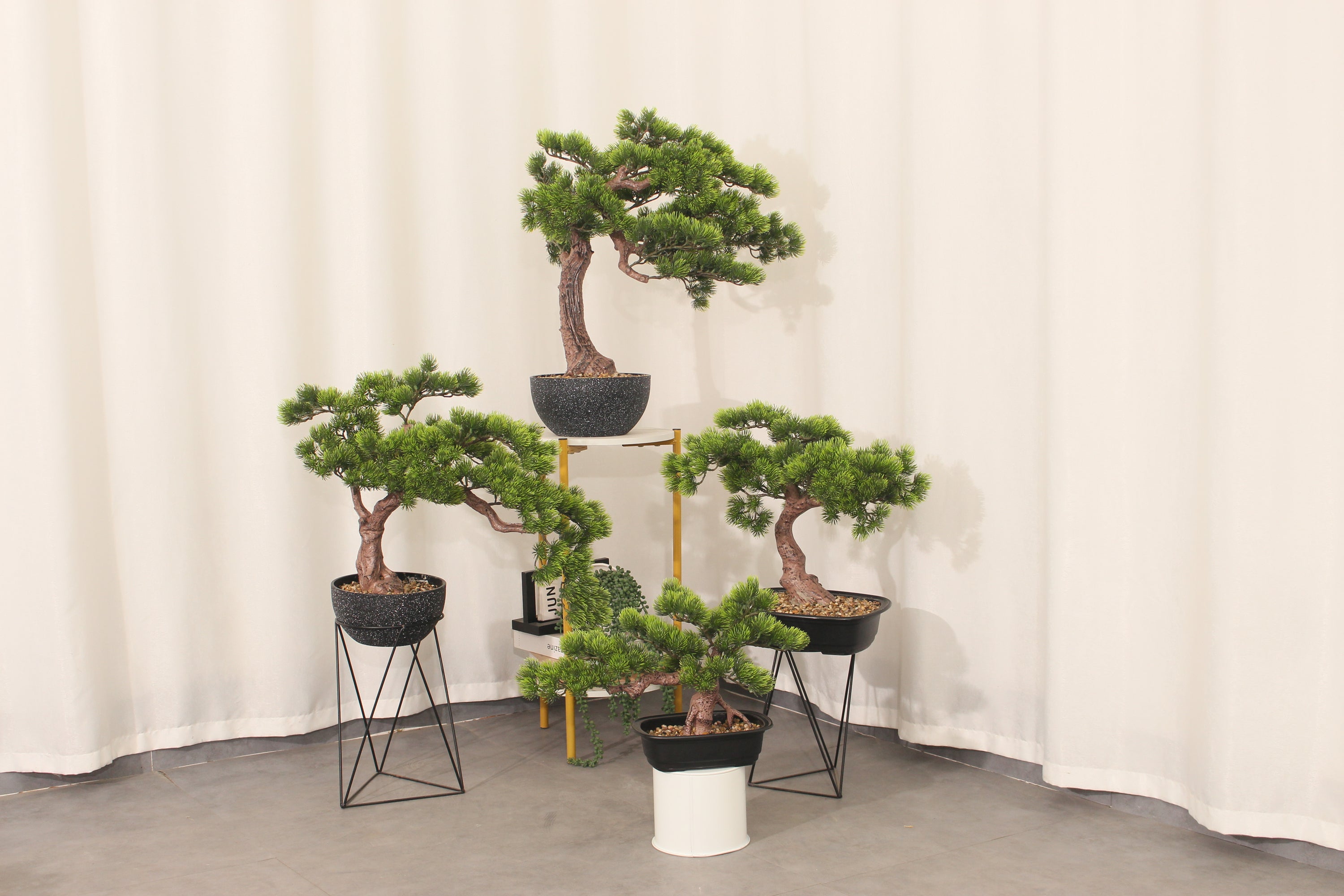 Artificial Pine Bonsai Tree 40cm Elegant Indoor Décor Plant