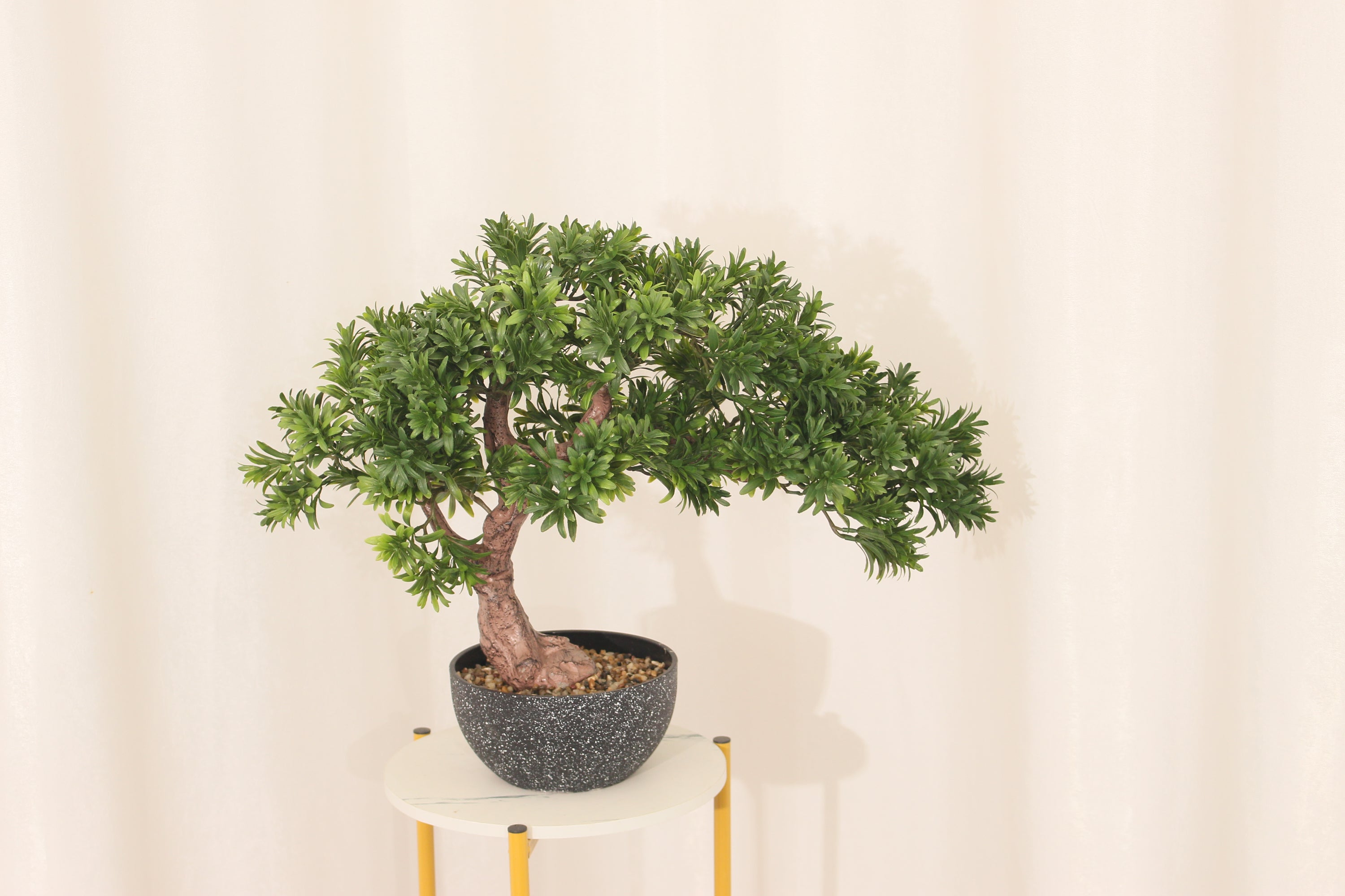 Artificial Pine Bonsai Tree 50cm Realistic Indoor Bonsai Décor
