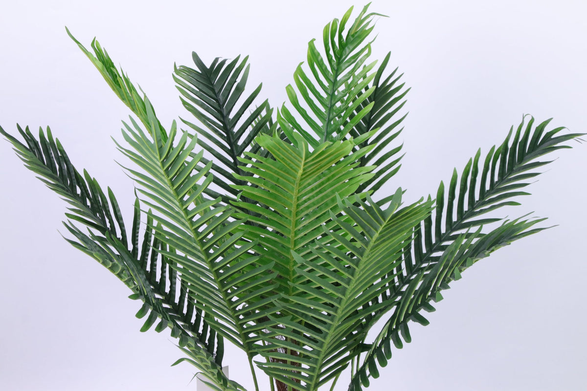 Marcolo artificial Persian palm tree lush green fronds.