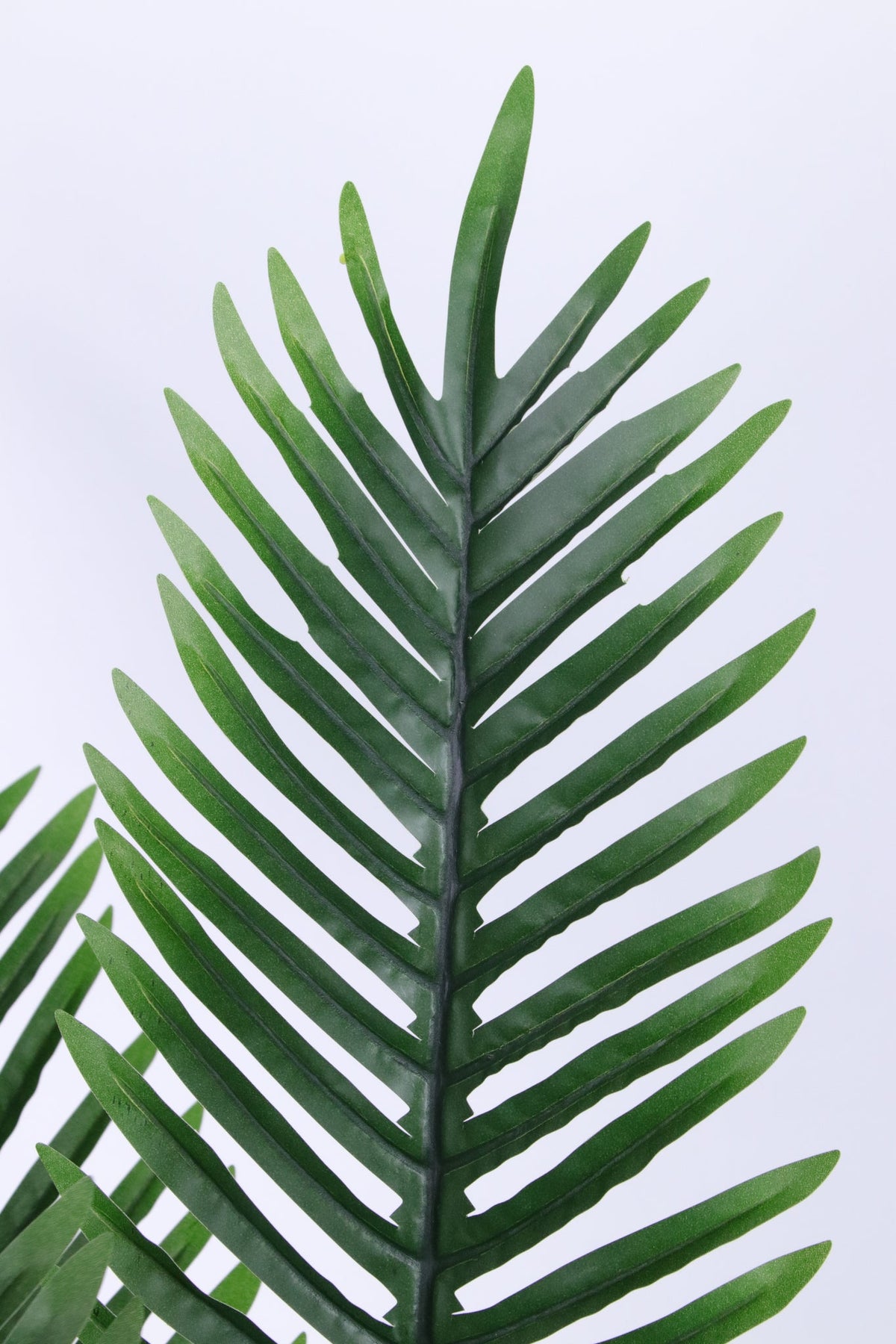 Marcolo artificial Persian palm tree single green leaf.