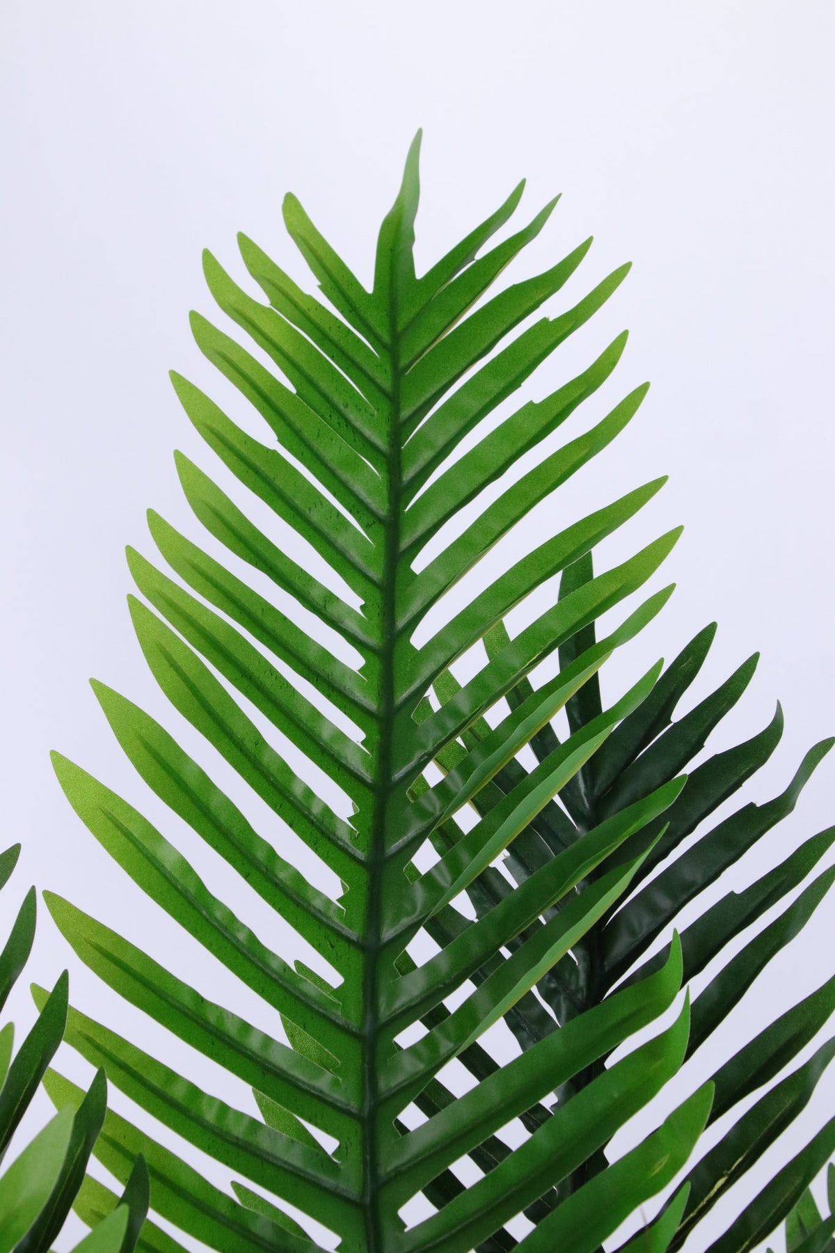 Marcolo artificial Persian palm tree single green leaf.