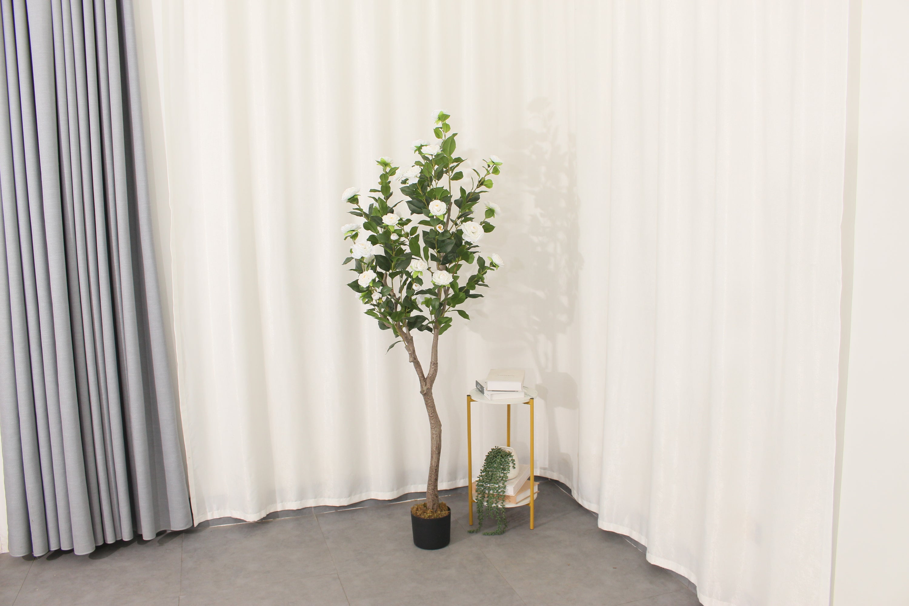 Artificial Camellia Flower Tree 180cm Elegant Indoor Décor