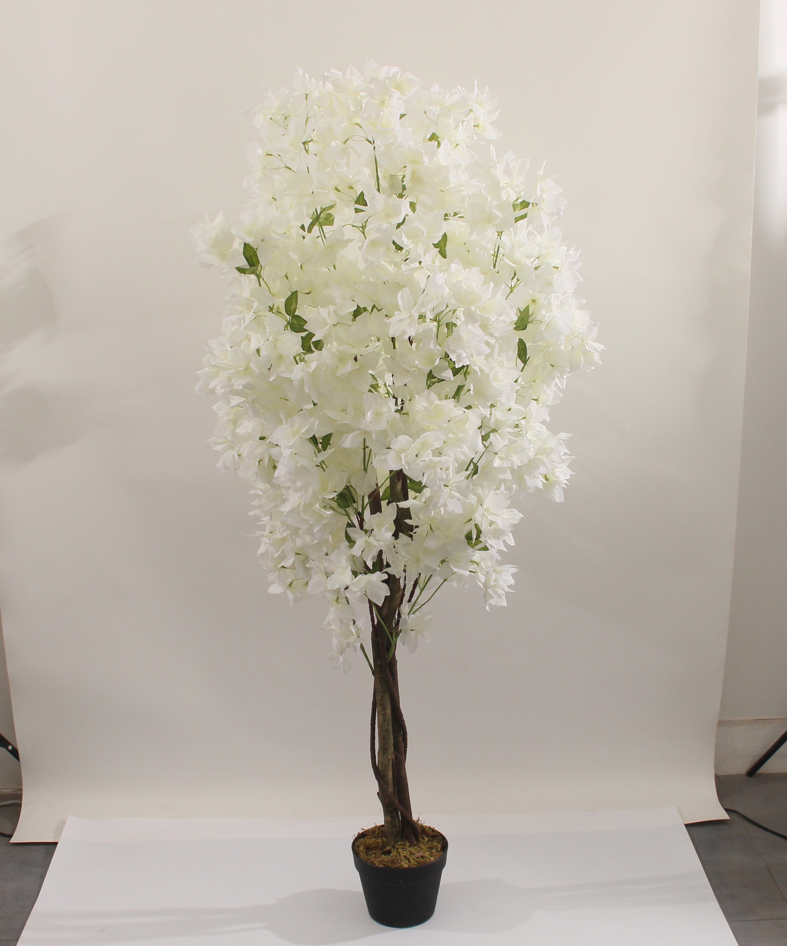 Artificial 150cm white cherry blossom tree by Marcolo.