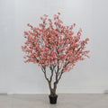 Artificial Mini Cherry Tree 200cm Tall Indoor Decorative Tree