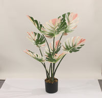Marcolo 90cm Artificial Monstera Plant Side View Decor