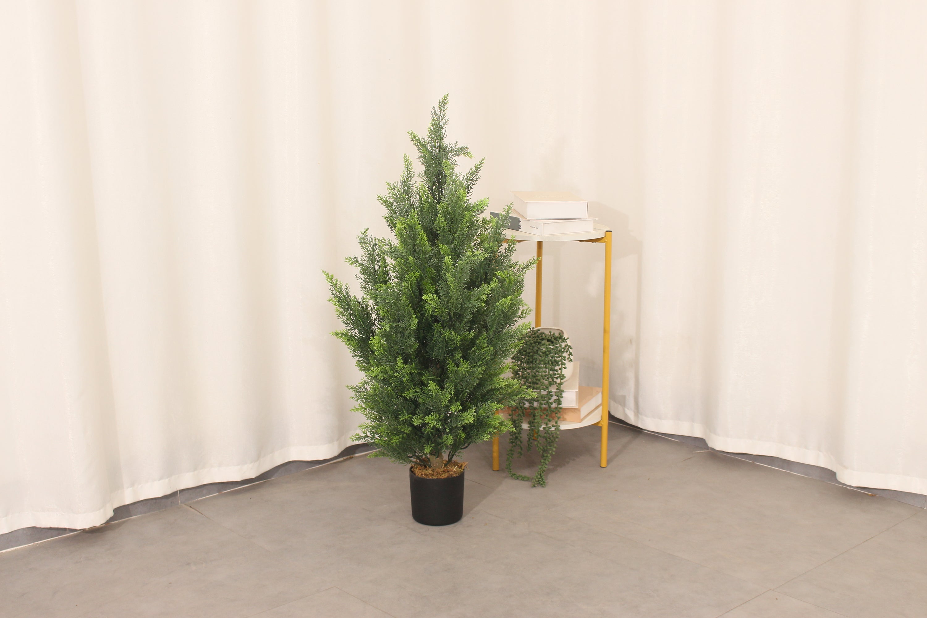 Artificial Pine Tree 90cm Compact Indoor Decorative Tree