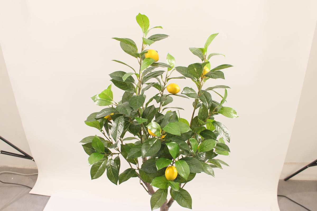 Marcolo Artificial Lemon Tree with Yellow Fruit, 110cm