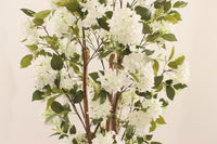 Marcolo 180cm Artificial Lilac Tree White Floral Detail