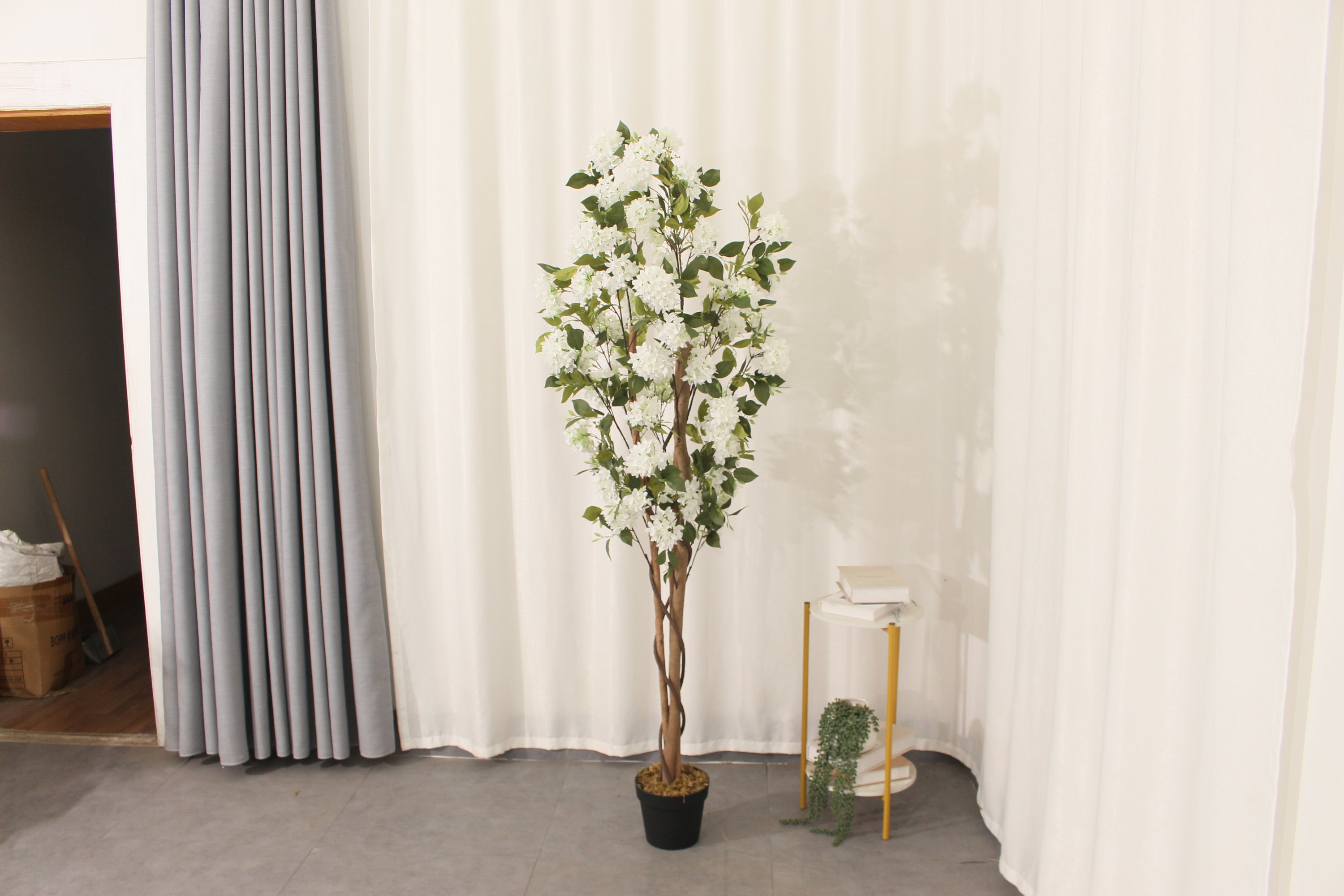 Marcolo 180cm Artificial Lilac Tree Braided Trunk View