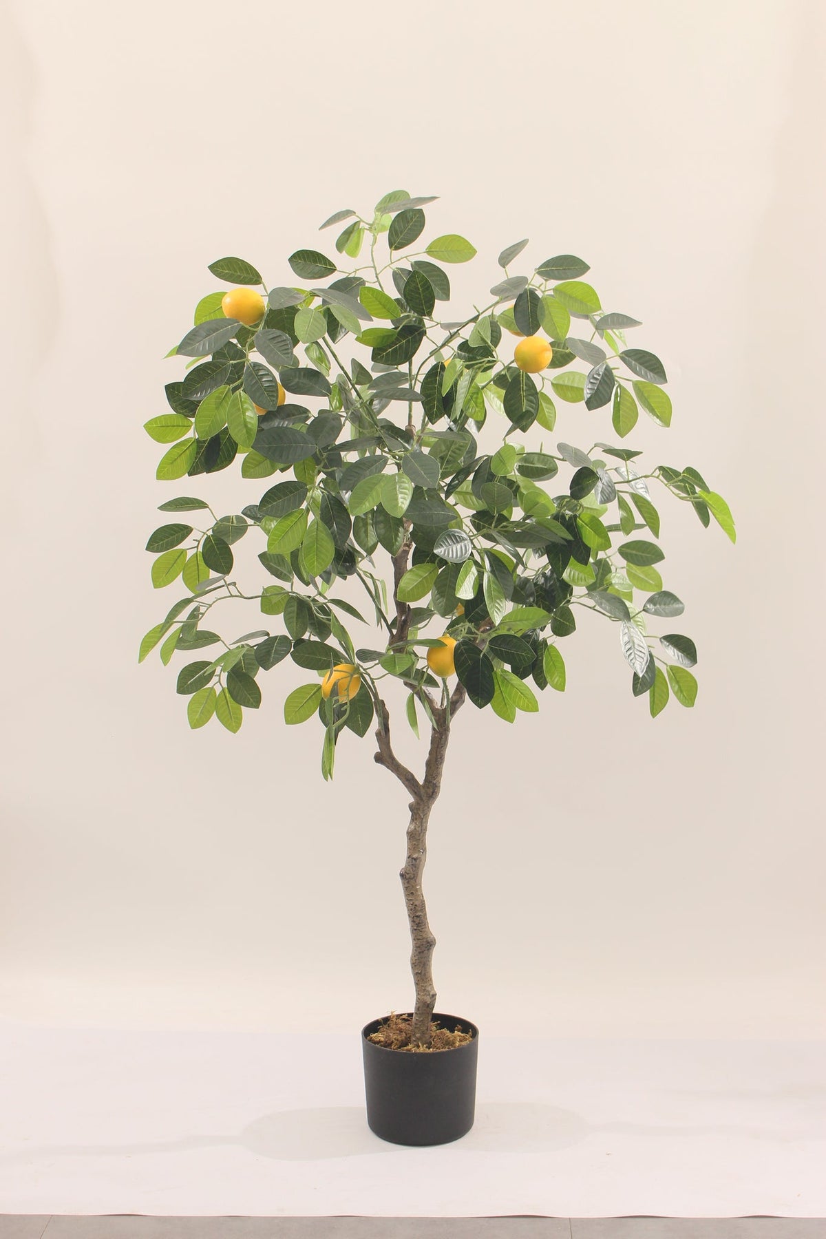 Marcolo artificial lemon tree with pot, 110 cm, full view