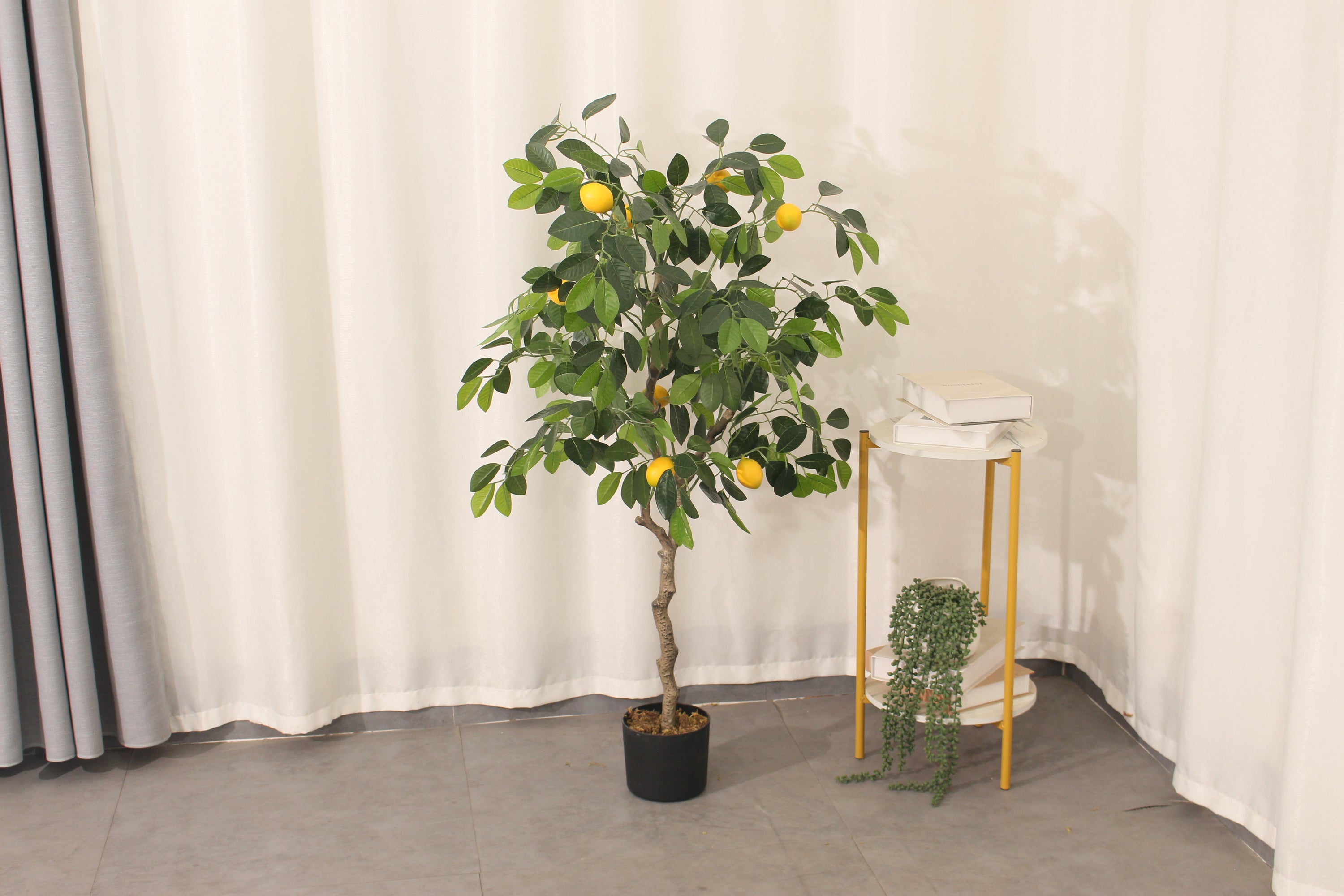 Artificial Lemon Tree 110cm Compact Indoor Decorative Tree