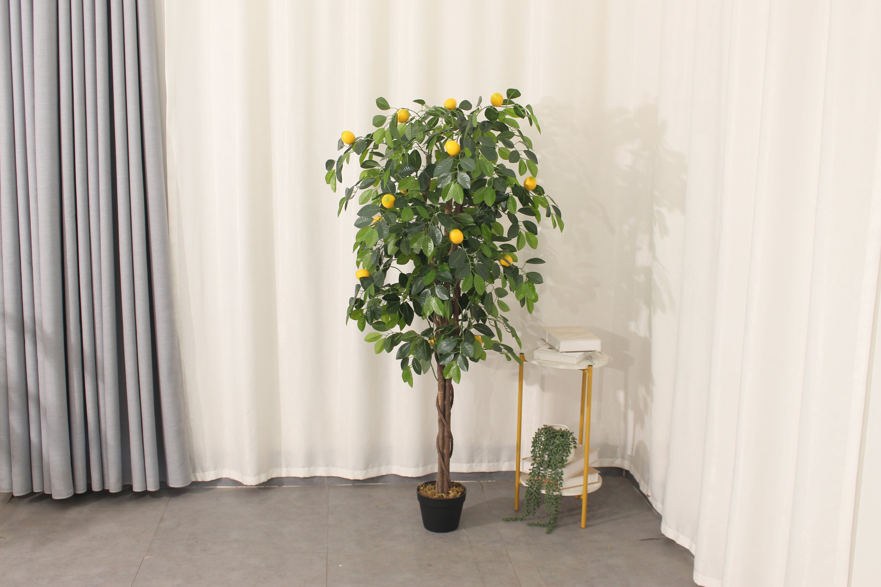 Artificial Lemon Tree 150cm Realistic Indoor Decorative Tree