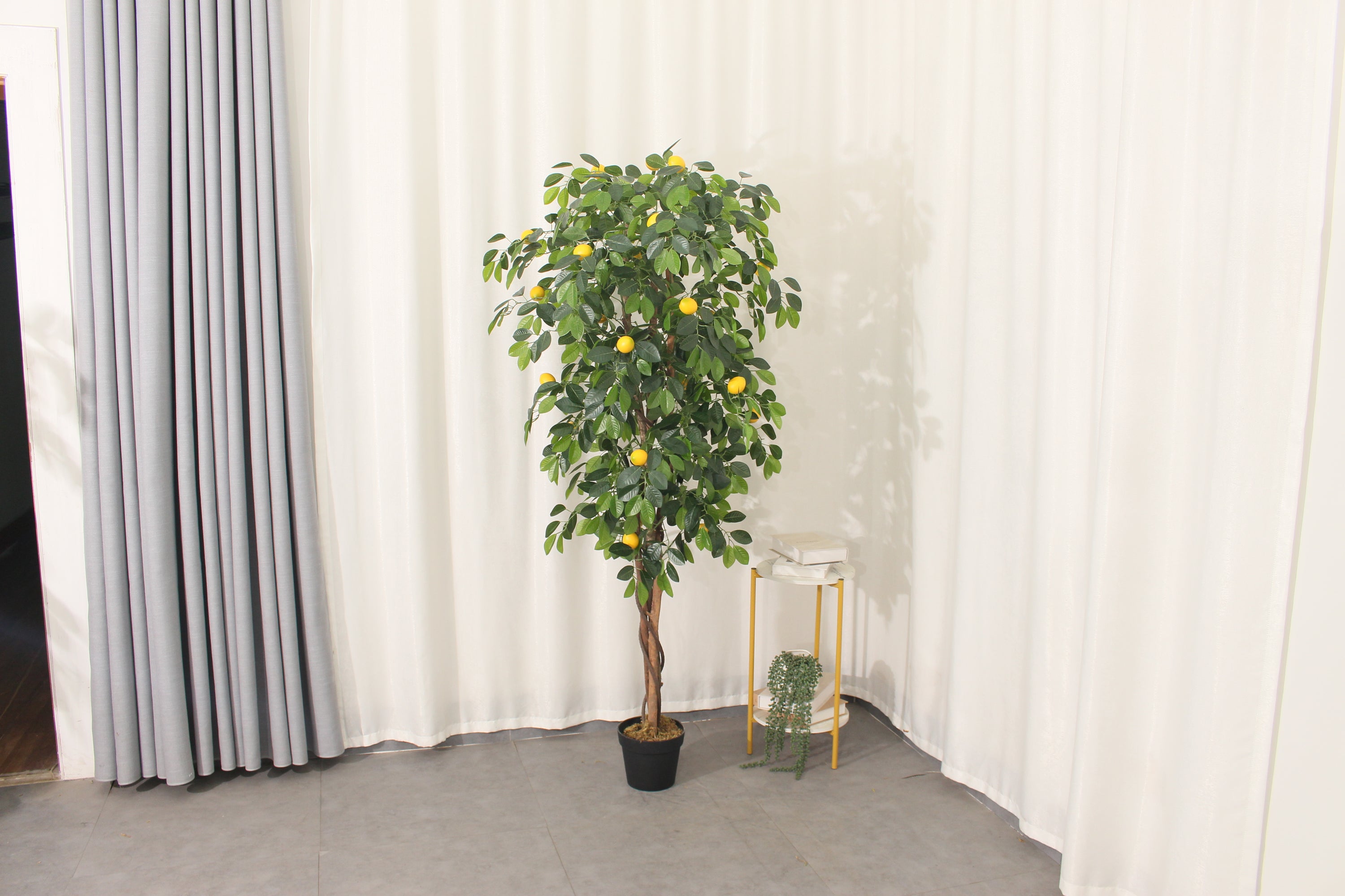 Artificial Lemon Tree 180cm Tall Lifelike Indoor Décor Tree