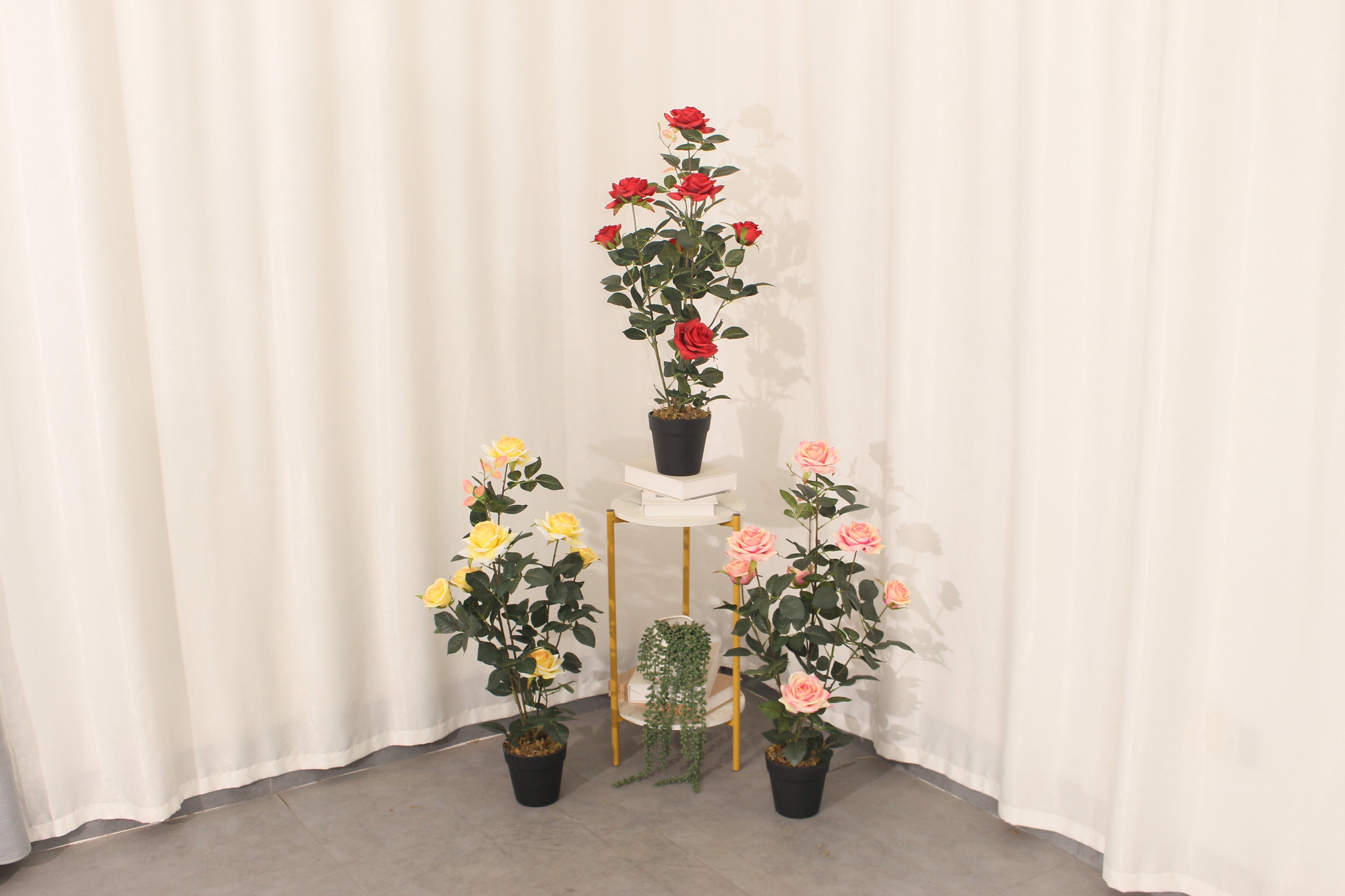Artificial Rose Flower 78cm Realistic Indoor Floral Display