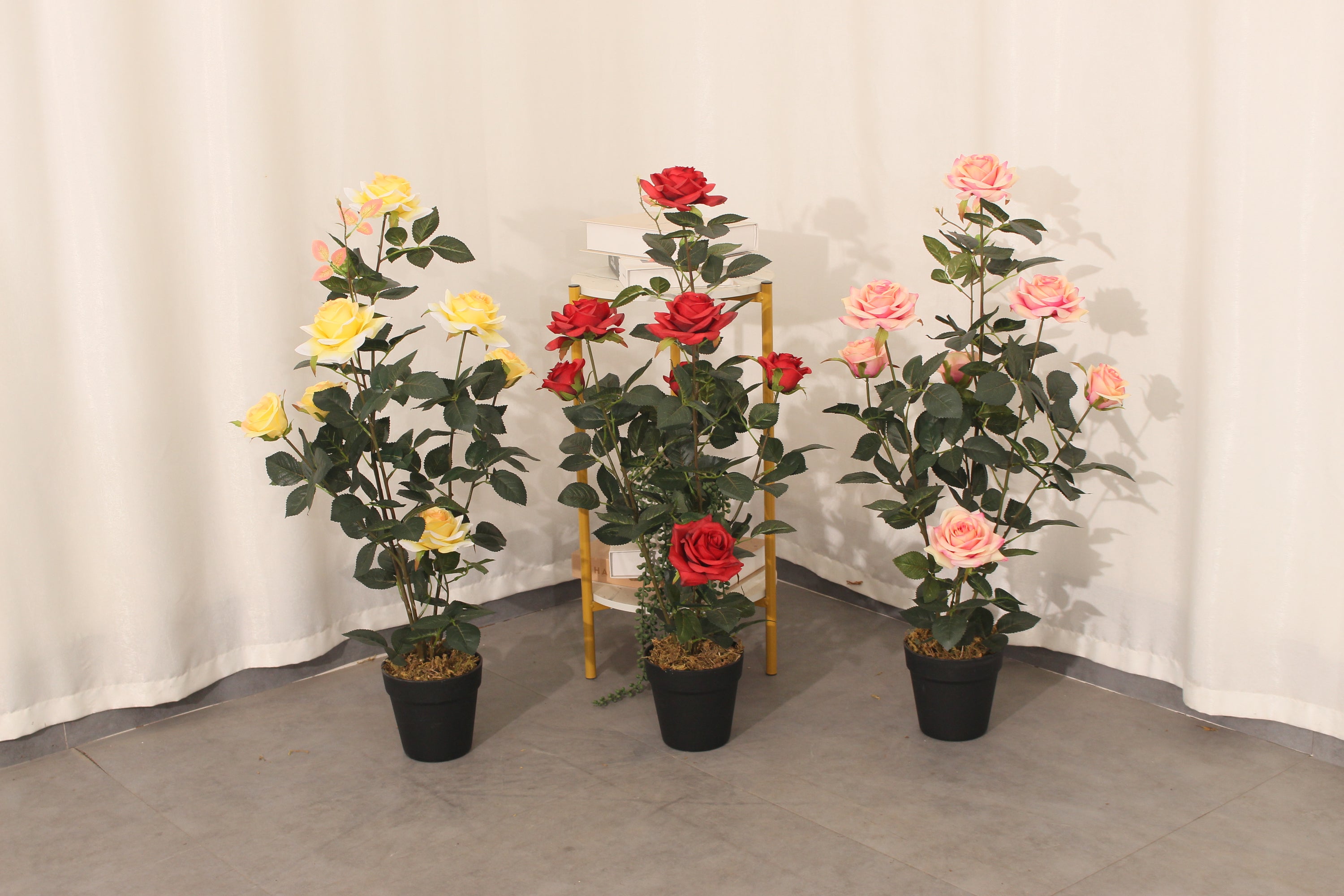 Artificial Rose Flower 78cm Realistic Indoor Floral Display