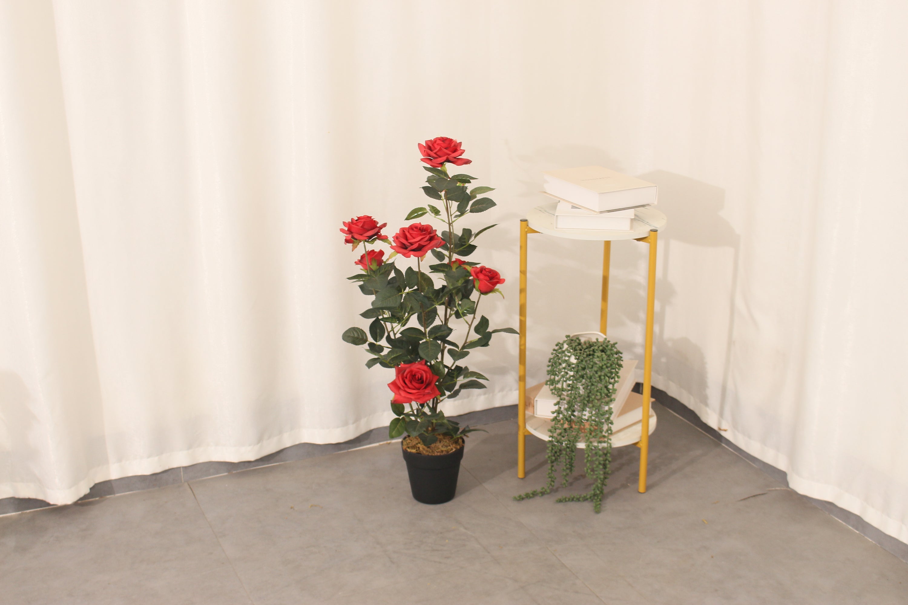 Artificial Rose Flower 78cm Elegant Decorative Indoor Floral