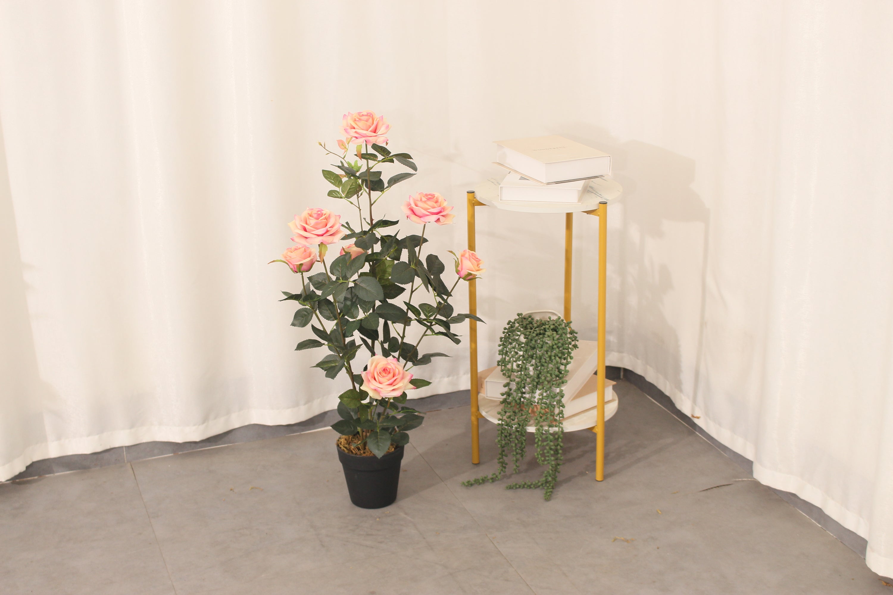 Artificial Rose Flower 78cm Realistic Indoor Floral Display