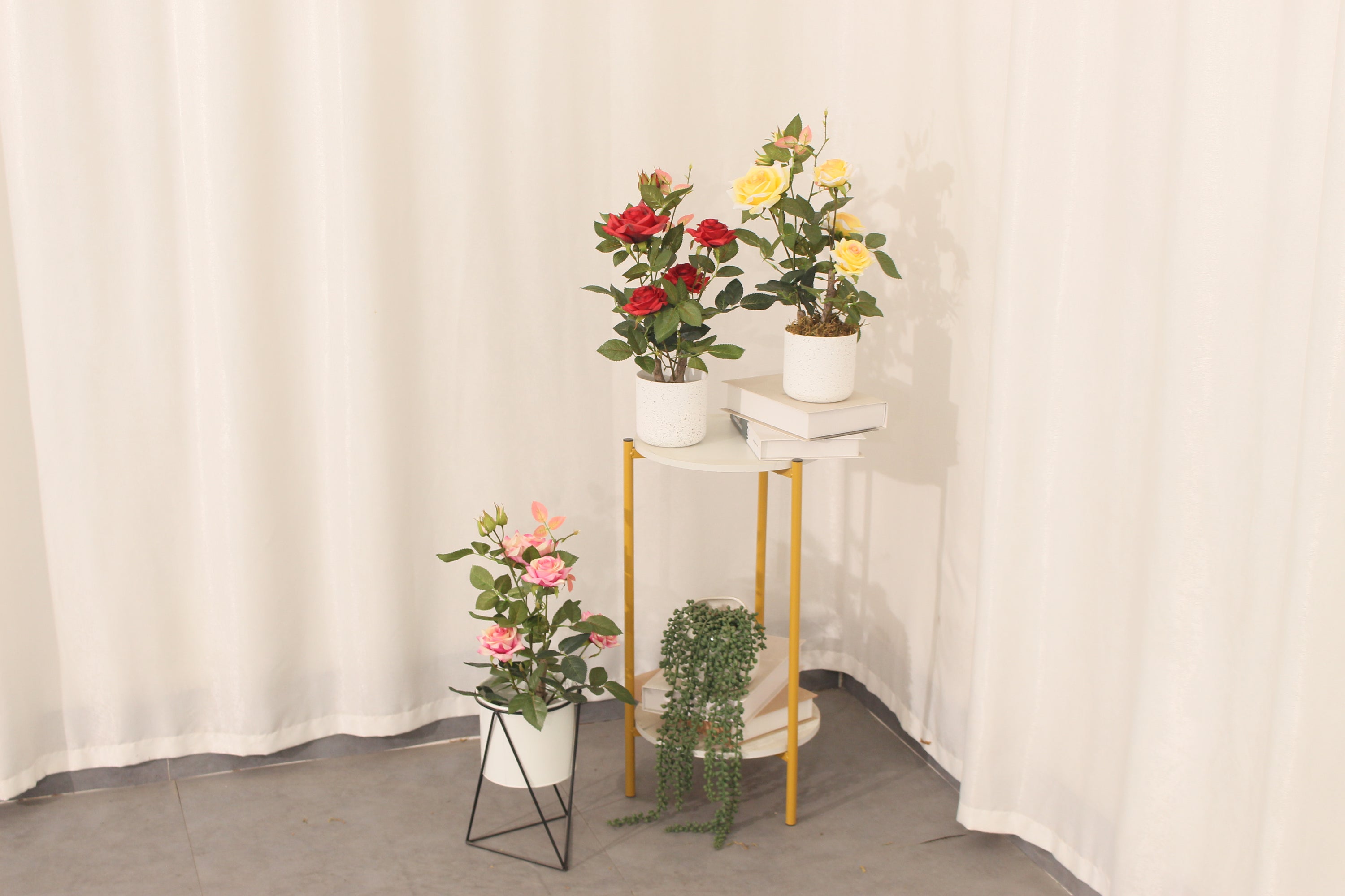 Artificial Rose Flower 45cm Elegant Indoor Floral Décor