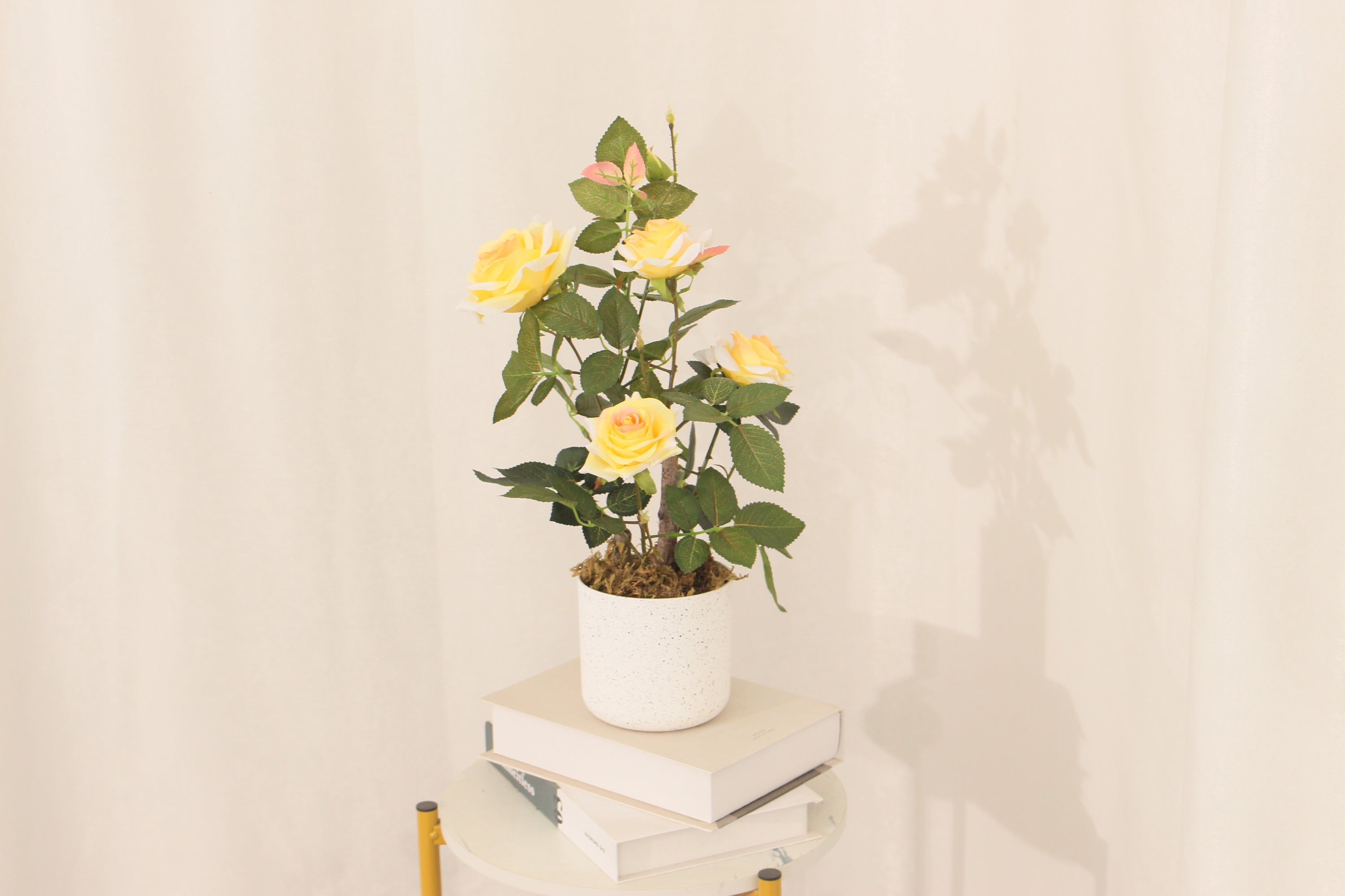 Artificial Rose Flower 45cm Decorative Indoor Floral Accent
