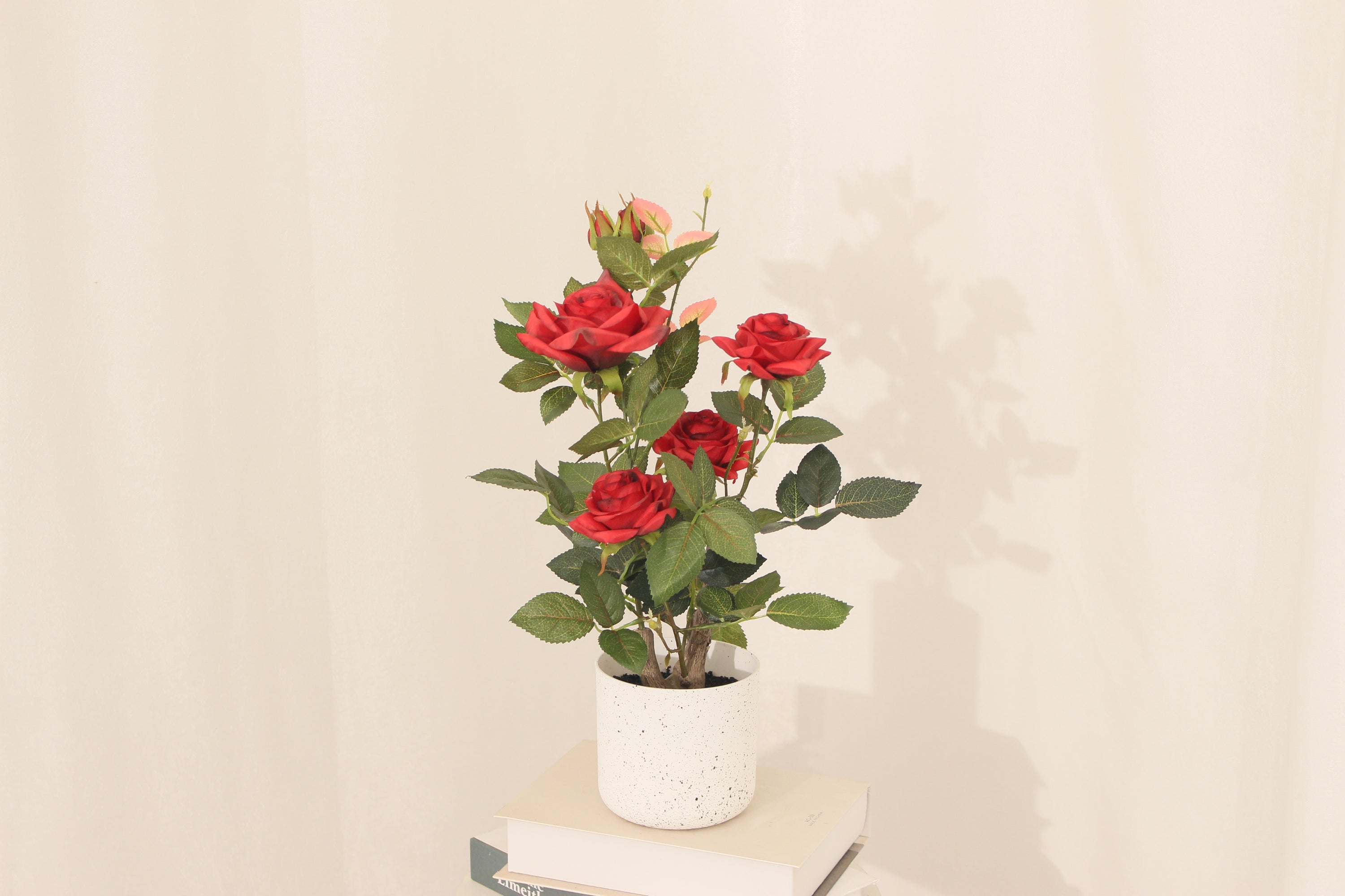Artificial Rose Flower 45cm Realistic Indoor Floral Accent