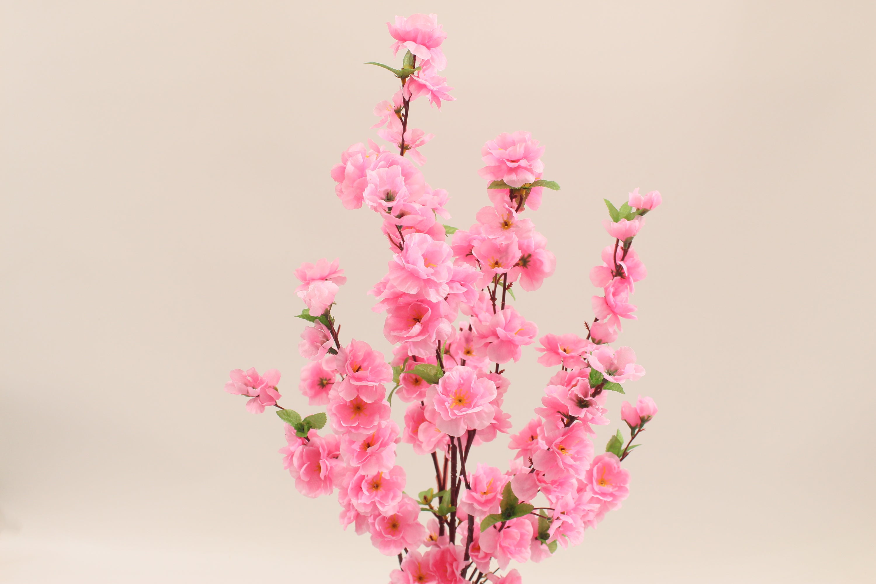 Artificial Peach Tree 60cm Realistic Decorative Indoor Tree