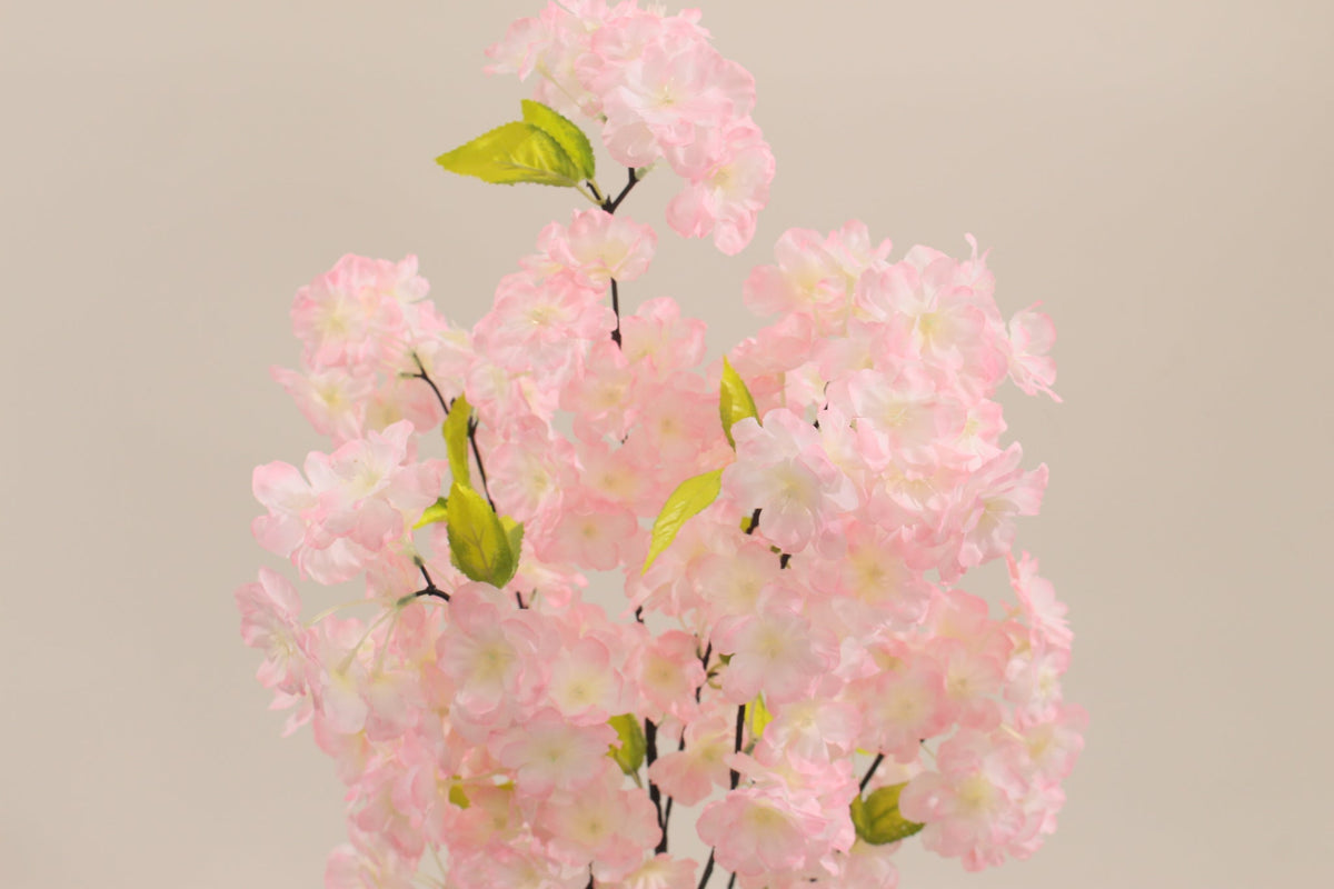 Pink artificial cherry blossom flowers by Marcolo.