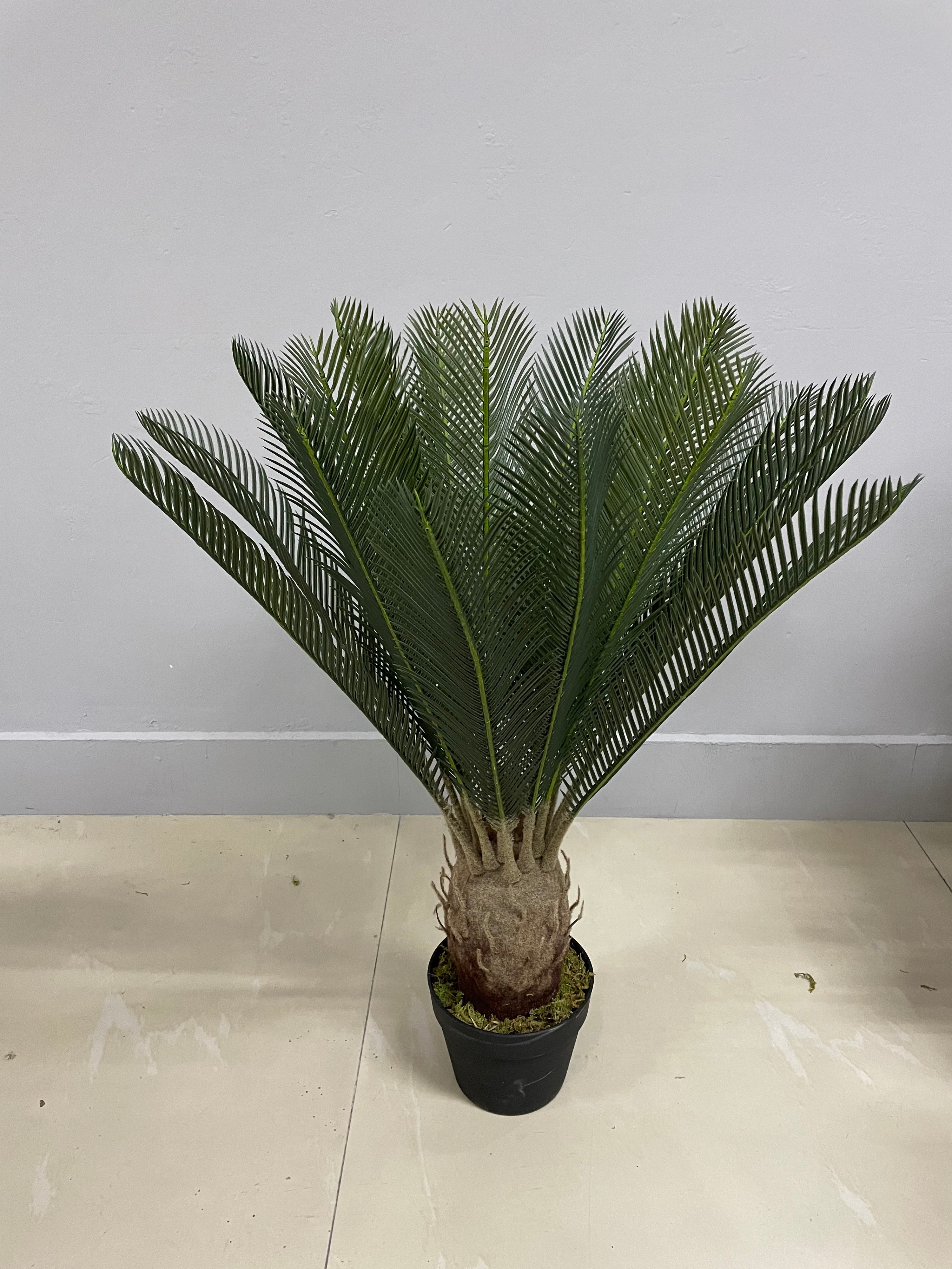 Artificial Cycas Sago Palm Plant 82cm 21l Indoor Décor