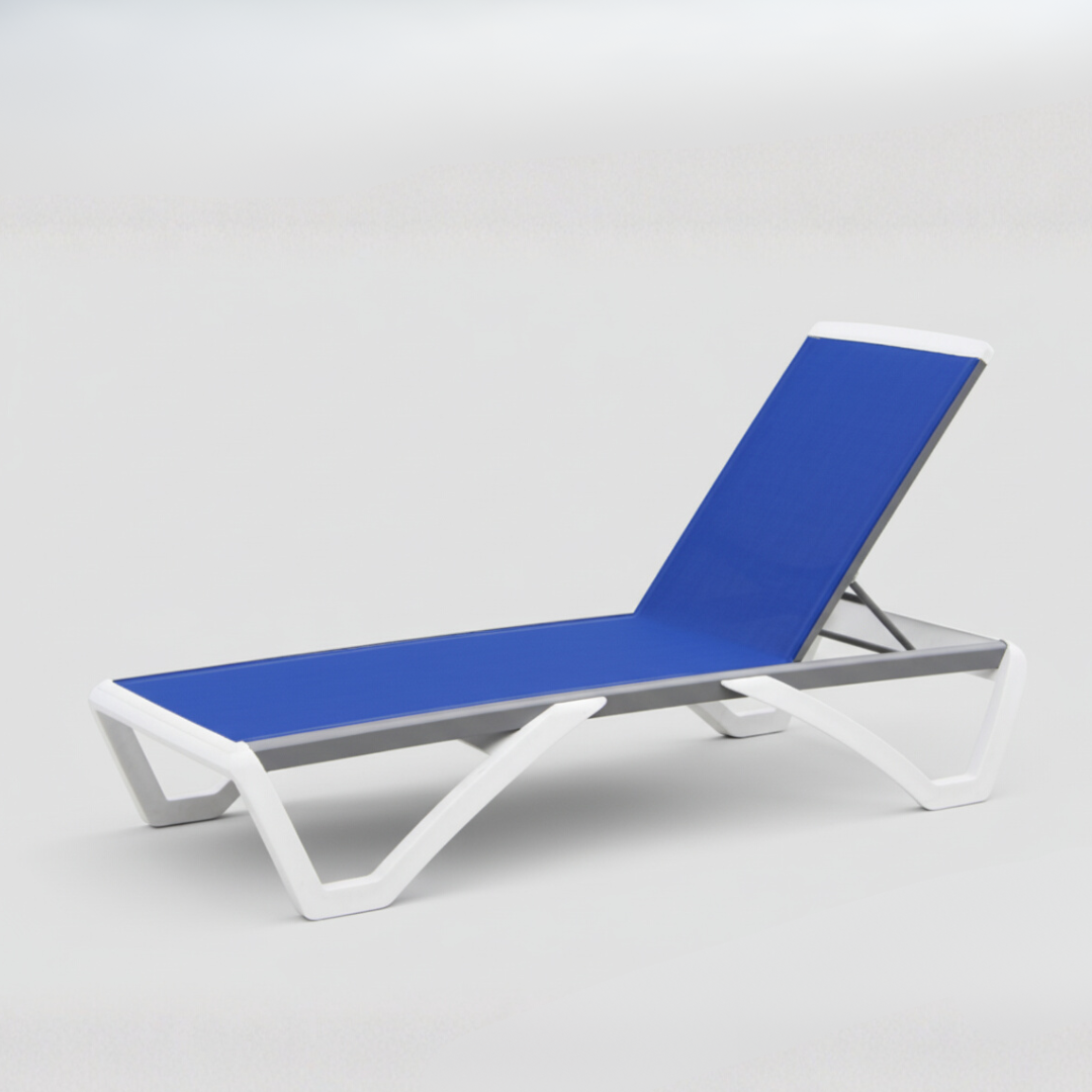Java Sun Lounger – Premium Textilene, Adjustable Backrest & Reinforced Frame