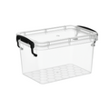 1.3L Clear Storage Box with Lid for Organized Home Storage