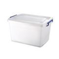 250L Heavy-Duty Plastic Storage Box with Locking Lid
