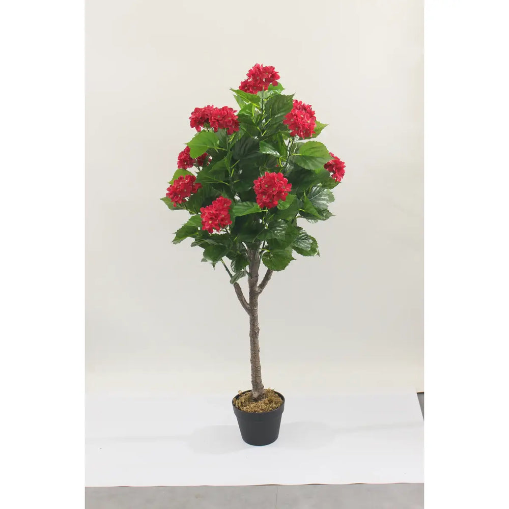 Artificial Hydrangea Flower Tree 125cm Indoor Décor