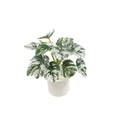 Mini Artificial Monstera Tree 25cm 13l Decorative Plant