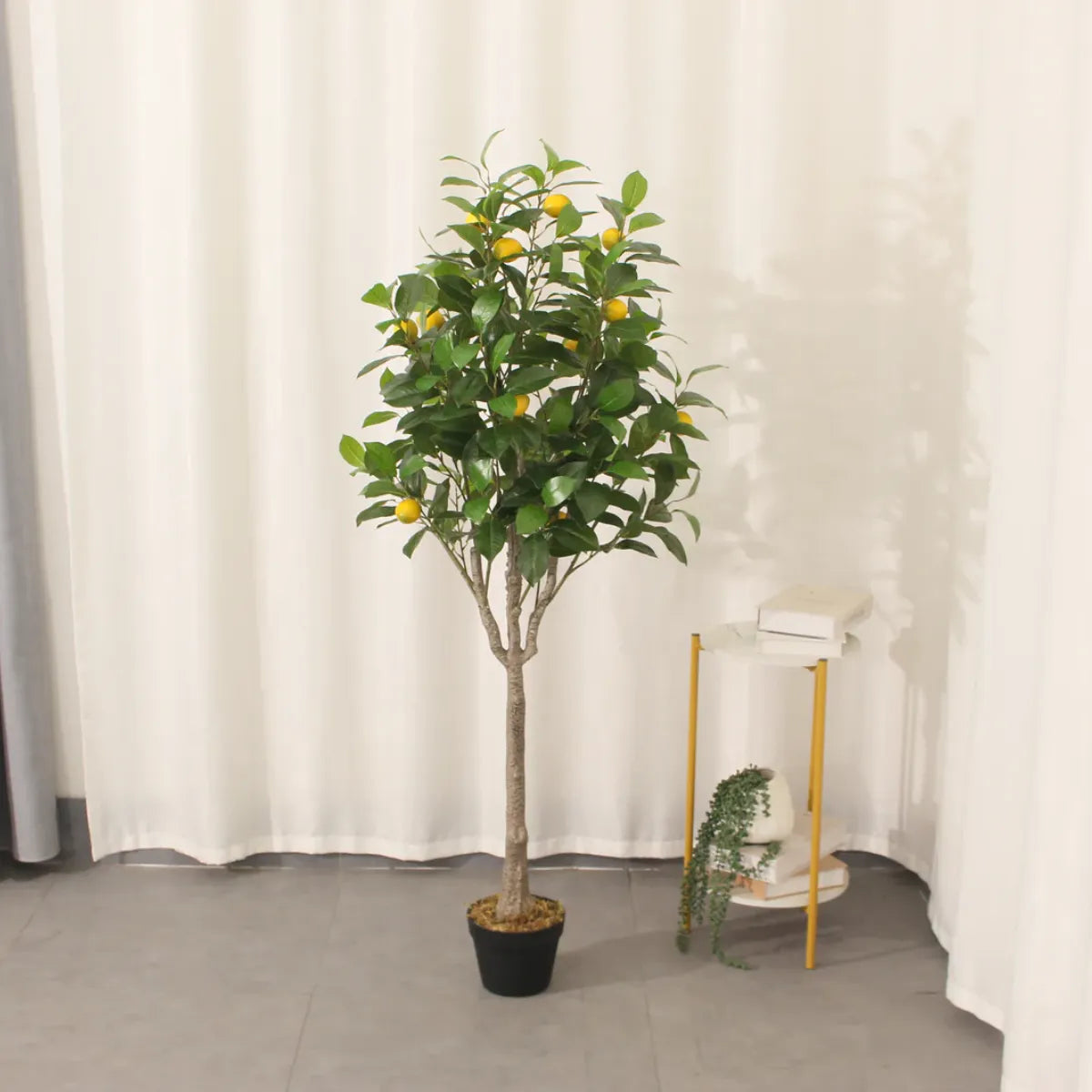 Marcolo 150cm Artificial Lemon Tree Branches & Leaves