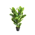 Artificial Rubber Tree 90cm Realistic Decorative Indoor Tree