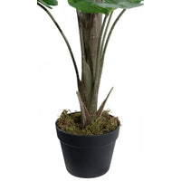 Marcolo 130cm Artificial Monstera Plant Base and Black Pot