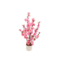 Artificial Peach Tree 60cm Realistic Decorative Indoor Tree