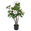 Artificial Magnolia Flower Tree 90cm Elegant Indoor Floral Décor