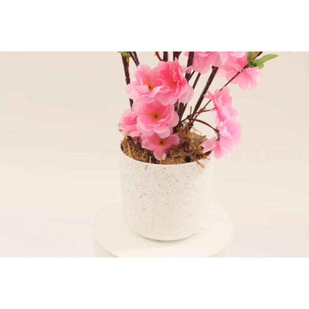 Artificial Peach Tree 60cm Realistic Decorative Indoor Tree