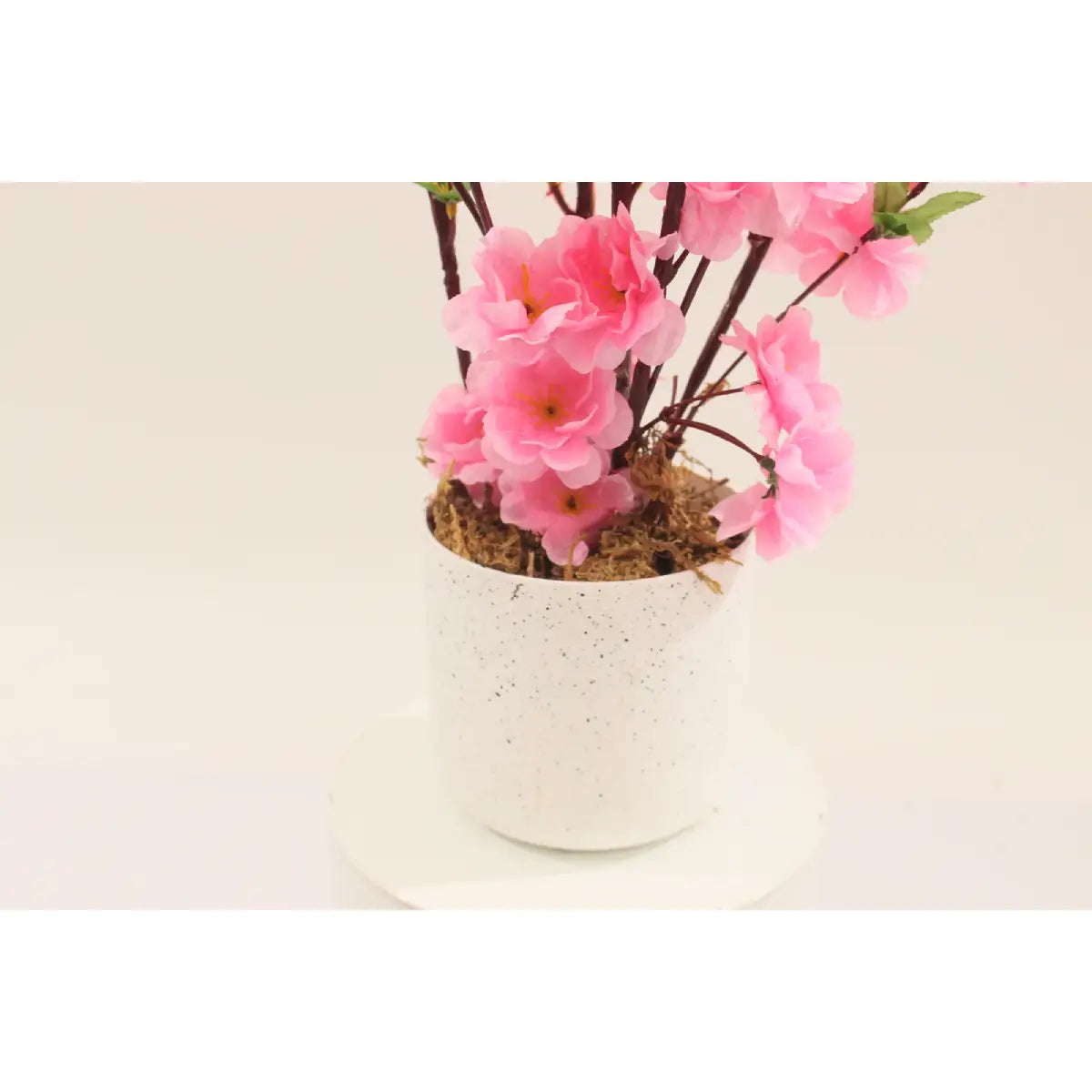 Artificial Peach Tree 60cm Realistic Decorative Indoor Tree