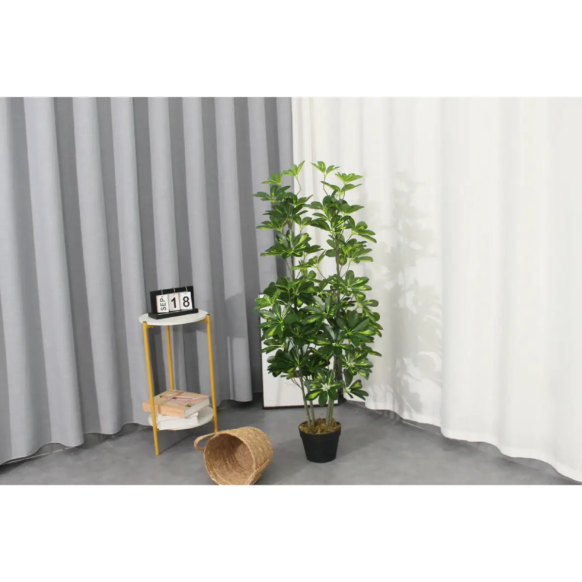 Artificial Schefflera Arboricola Tree 120cm 80l Indoor Décor