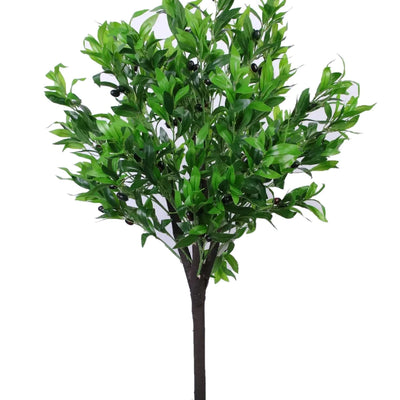 Artificial Olive Tree, Dense Bright-Green Crown, with Pot, 120 cm