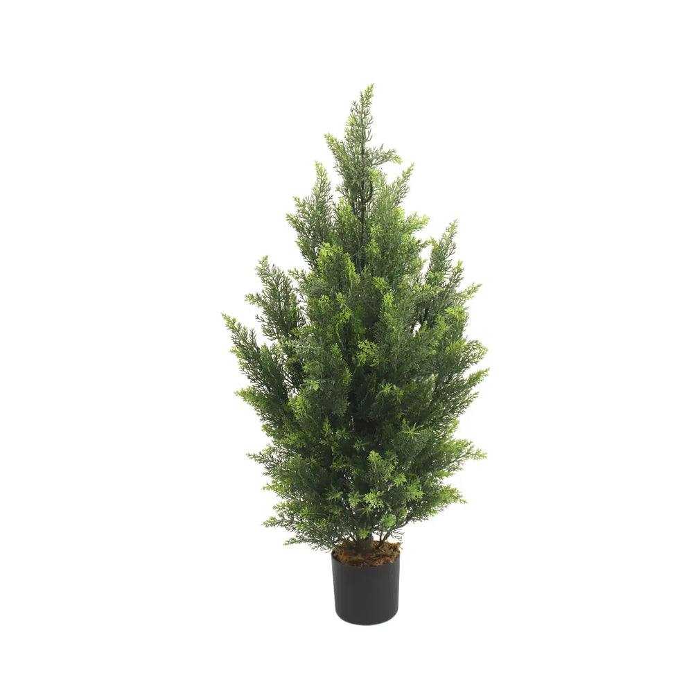 Artificial Pine Tree 90cm Compact Indoor Decorative Tree