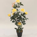 Artificial Rose Flower 78cm Lifelike Indoor Floral Accent