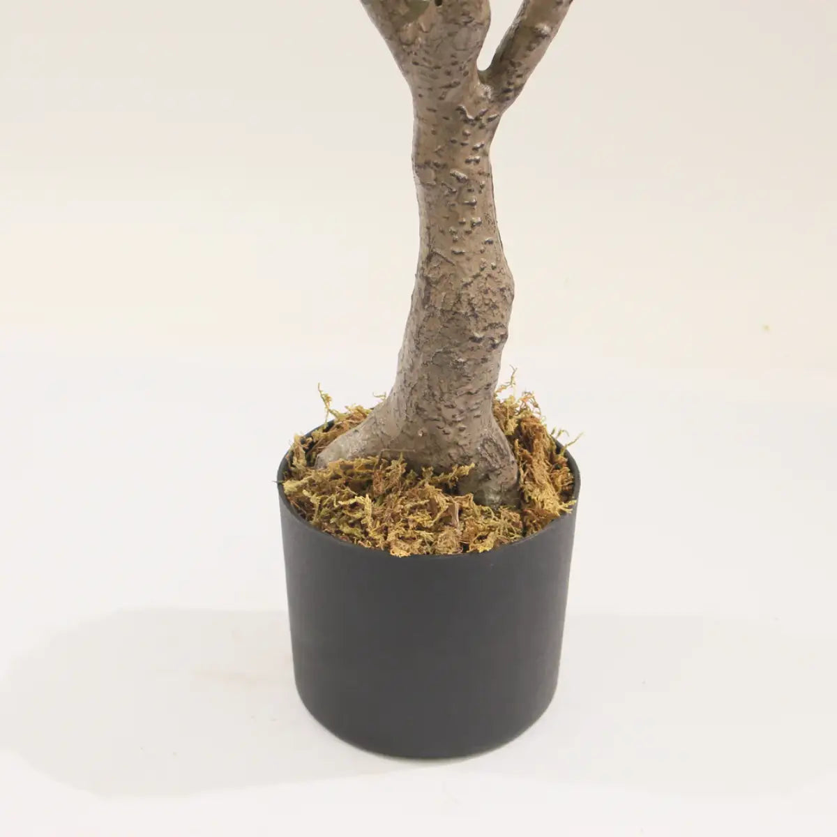 Marcolo Artificial Lemon Tree Trunk in Black Pot, 110cm