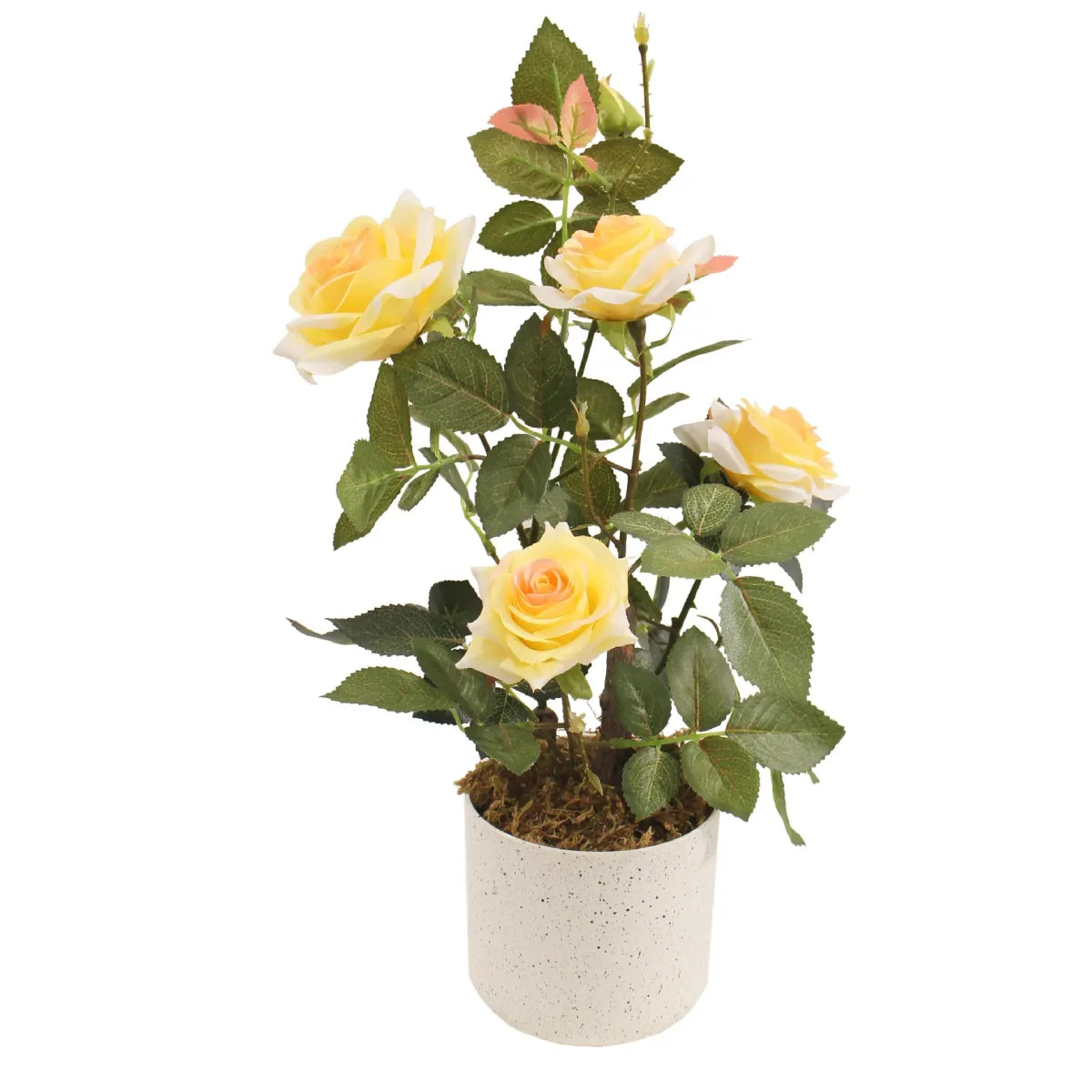 Artificial Rose Flower 45cm Decorative Indoor Floral Accent