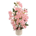 Artificial Cherry Bonsai Tree 50cm Decorative Indoor Bonsai